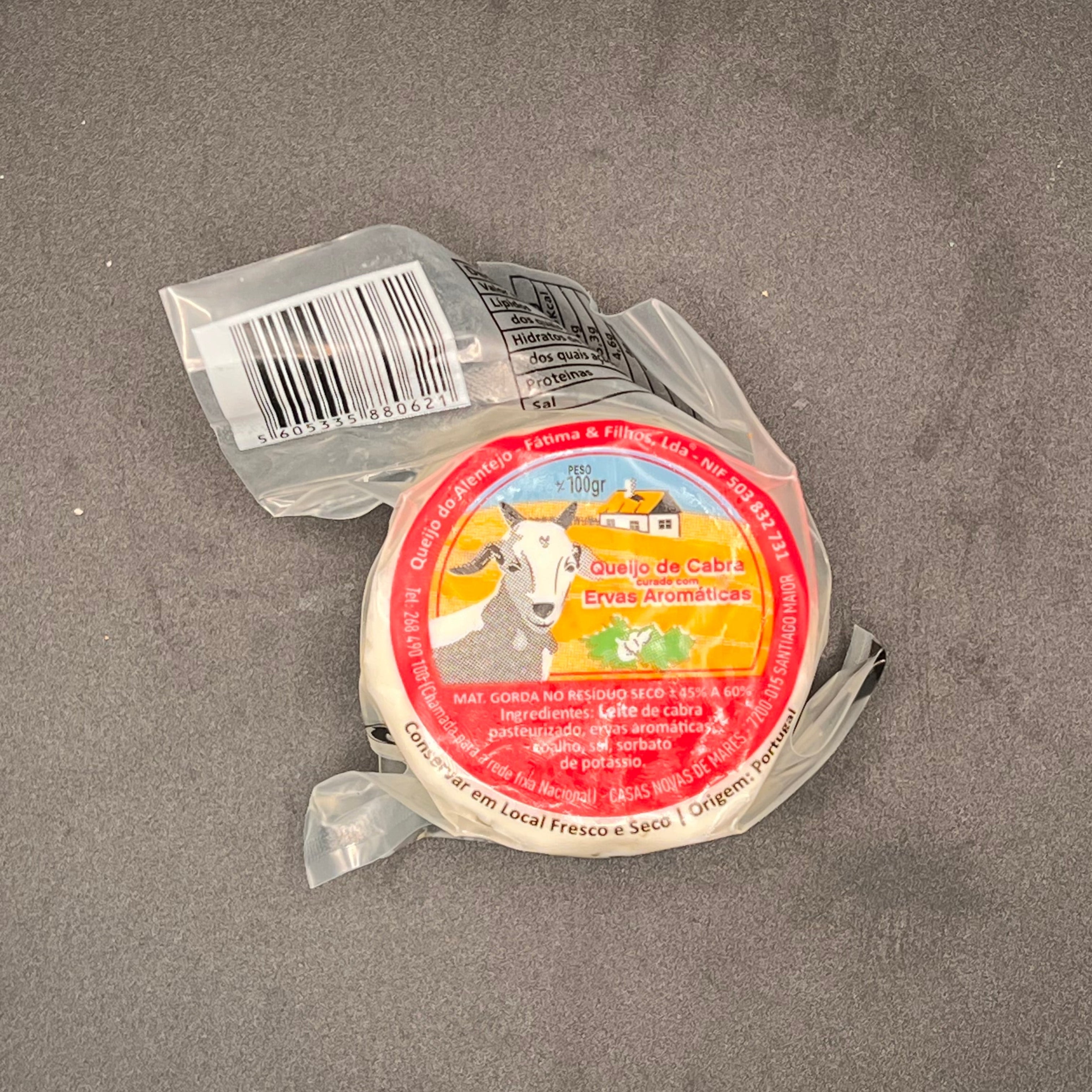 Queijo de Cabra Curado com Orégãos Vácuo