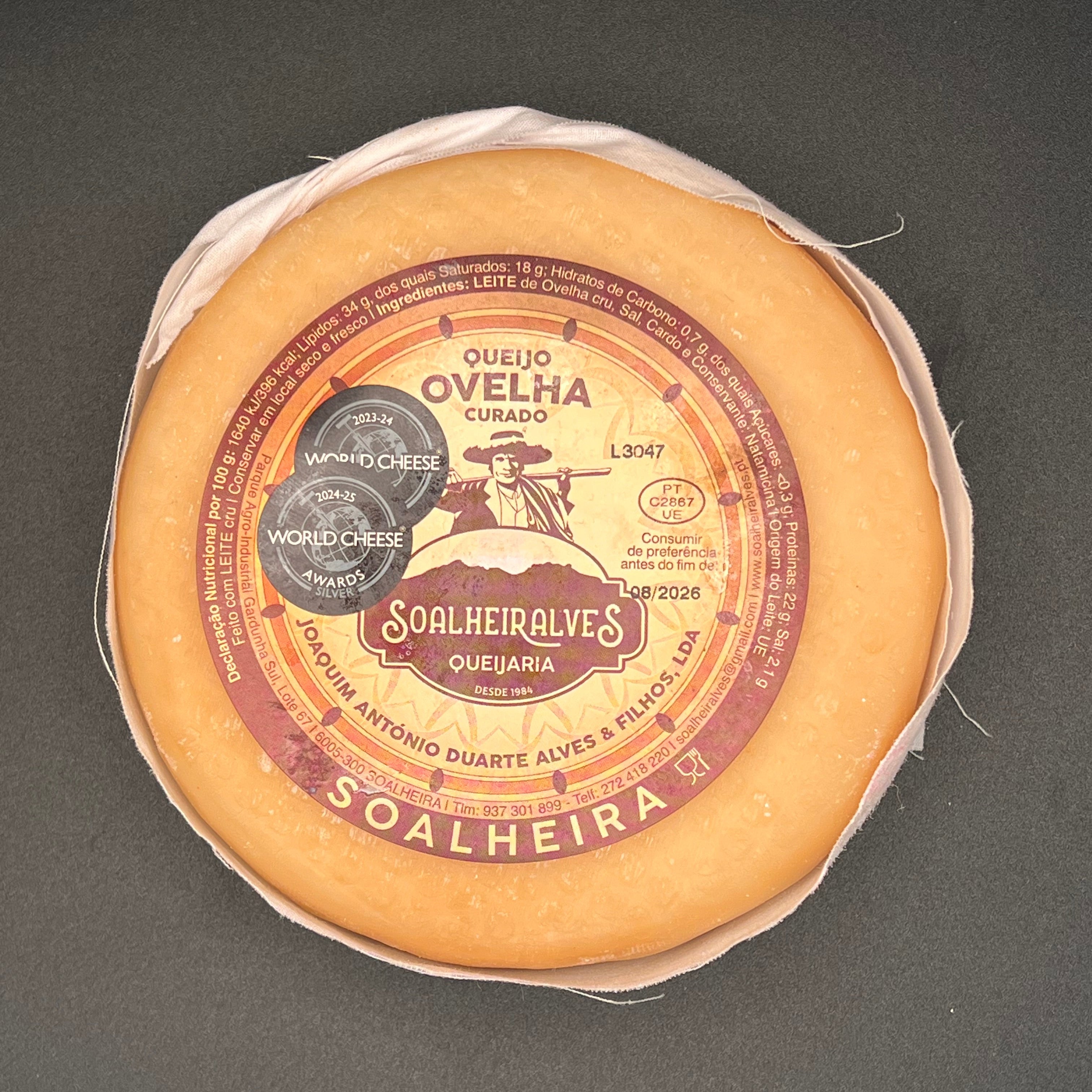Queijo Curado de Ovelha Soalheira