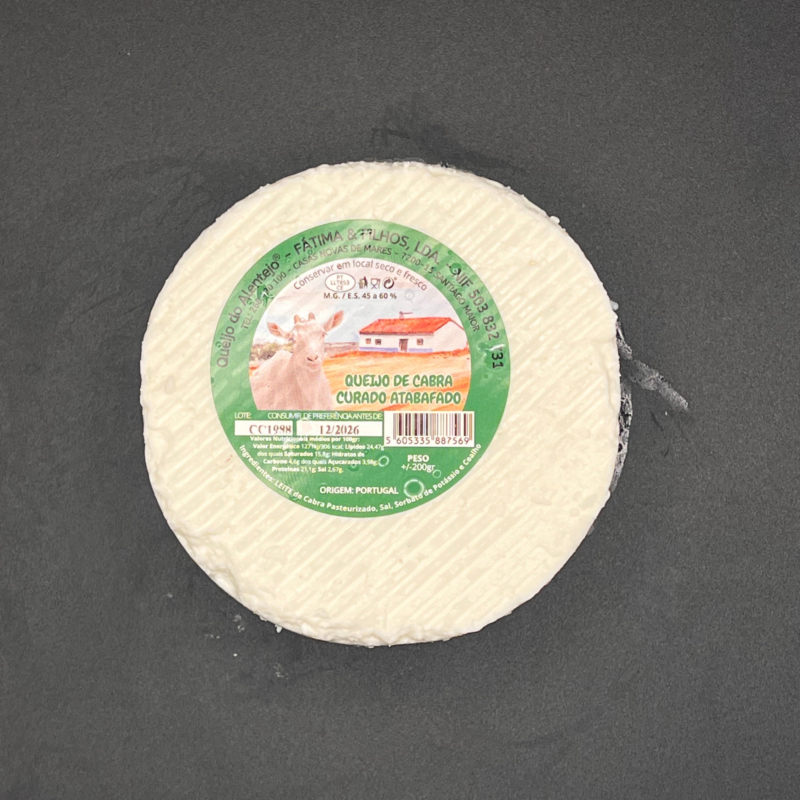 Queijo de Cabra Curado Atabafado Médio