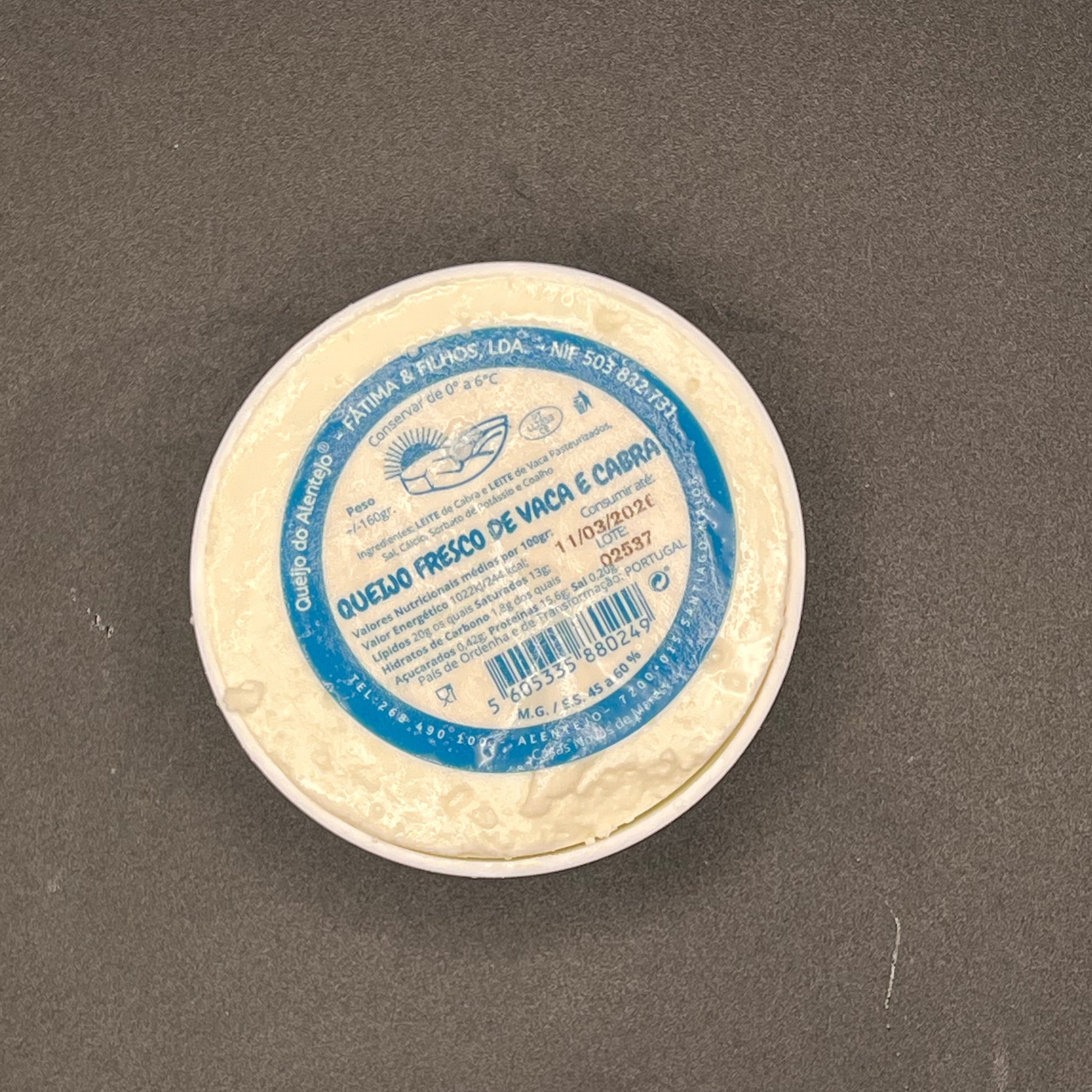 Queijo Fresco de Vaca e Cabra