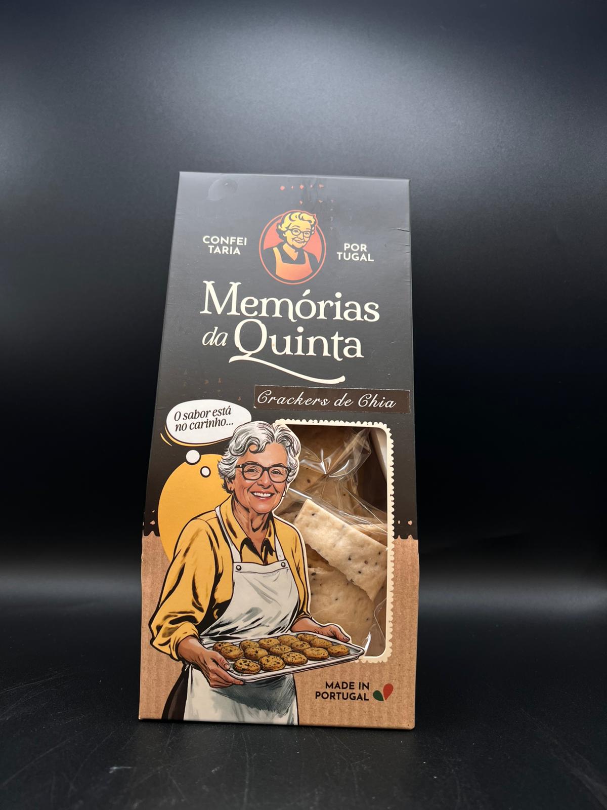 Crackers de Chia Memórias da Quinta
